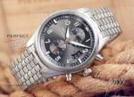 Perfect Replica IWC Top Gun Chronograph watch Stainless Steel Gray Face